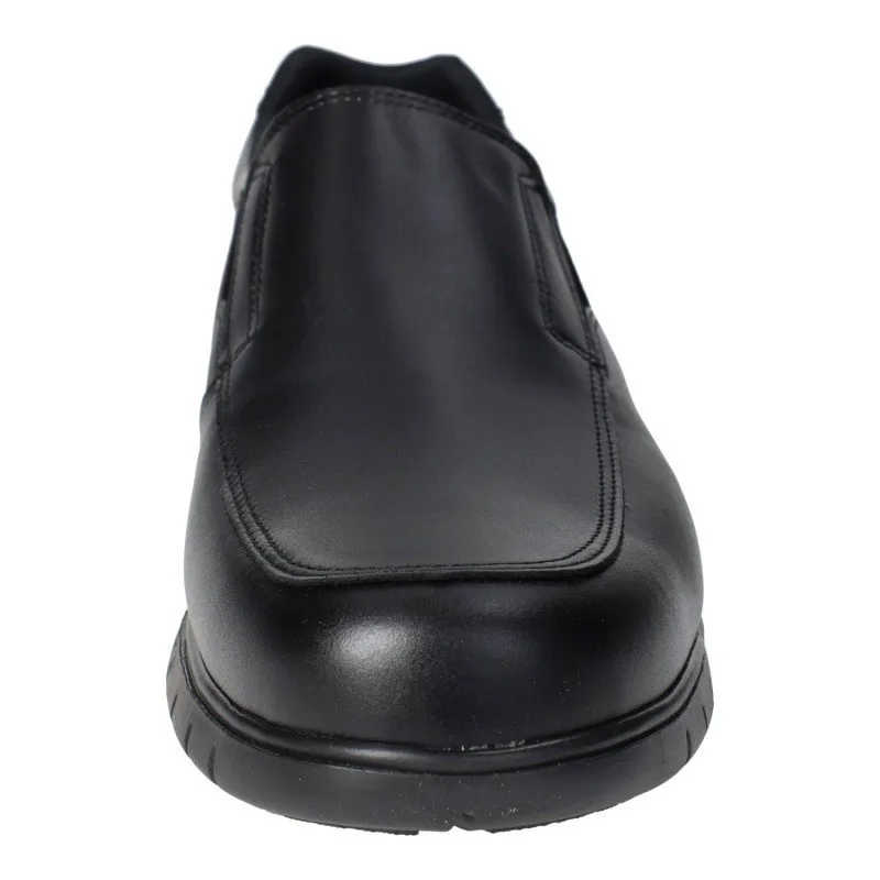 1005 Mocasines de piel color NEGRO
