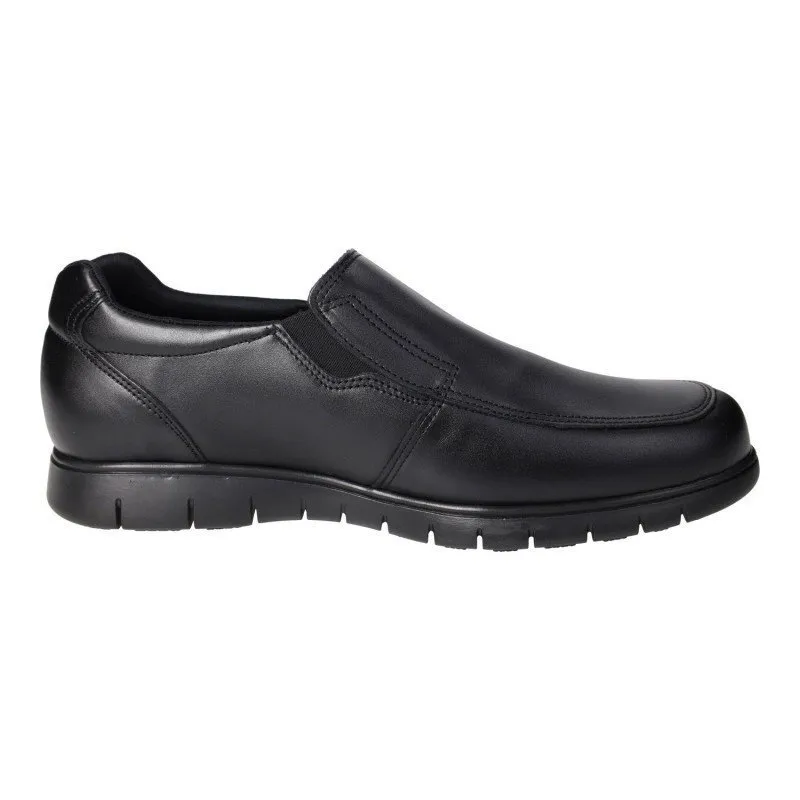 1005 Mocasines de piel color NEGRO