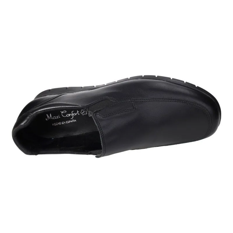 1005 Mocasines de piel color NEGRO