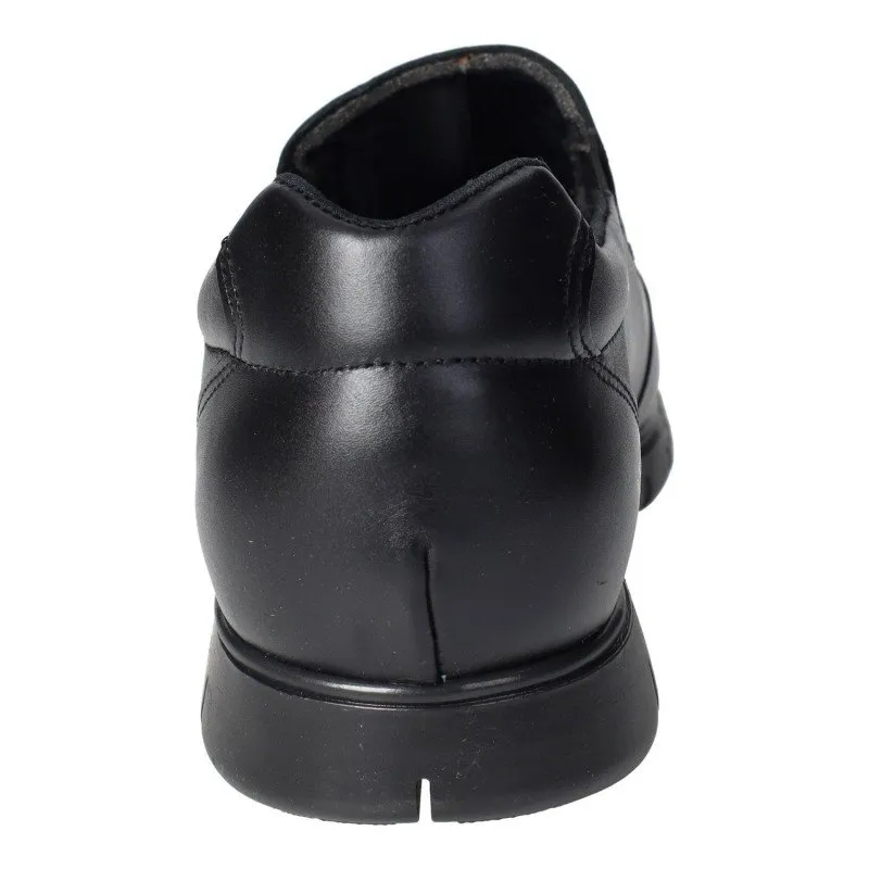 1005 Mocasines de piel color NEGRO