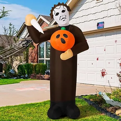 6.2 FT Tall Inflatable Scary Pumpkin Killer
