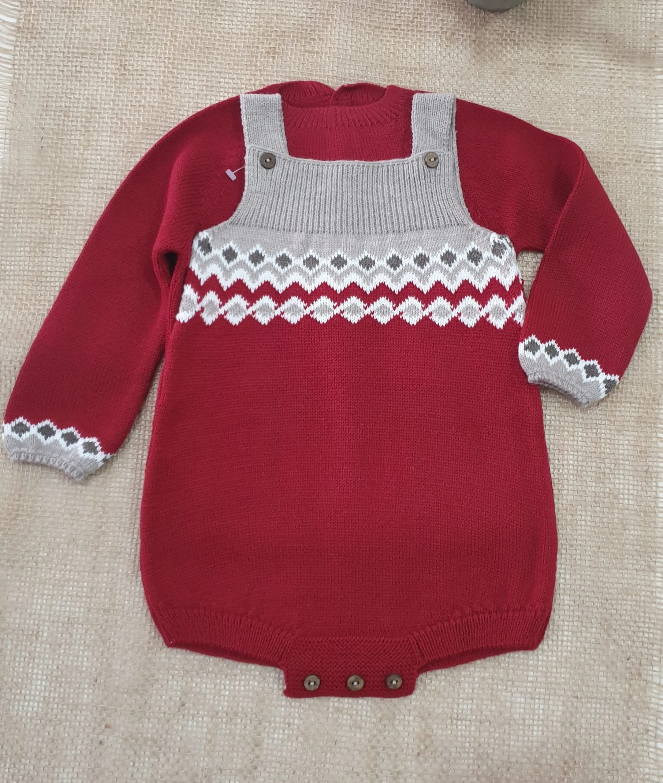 A Conjunto punto bebé 2 Piezas R091285 Grosella