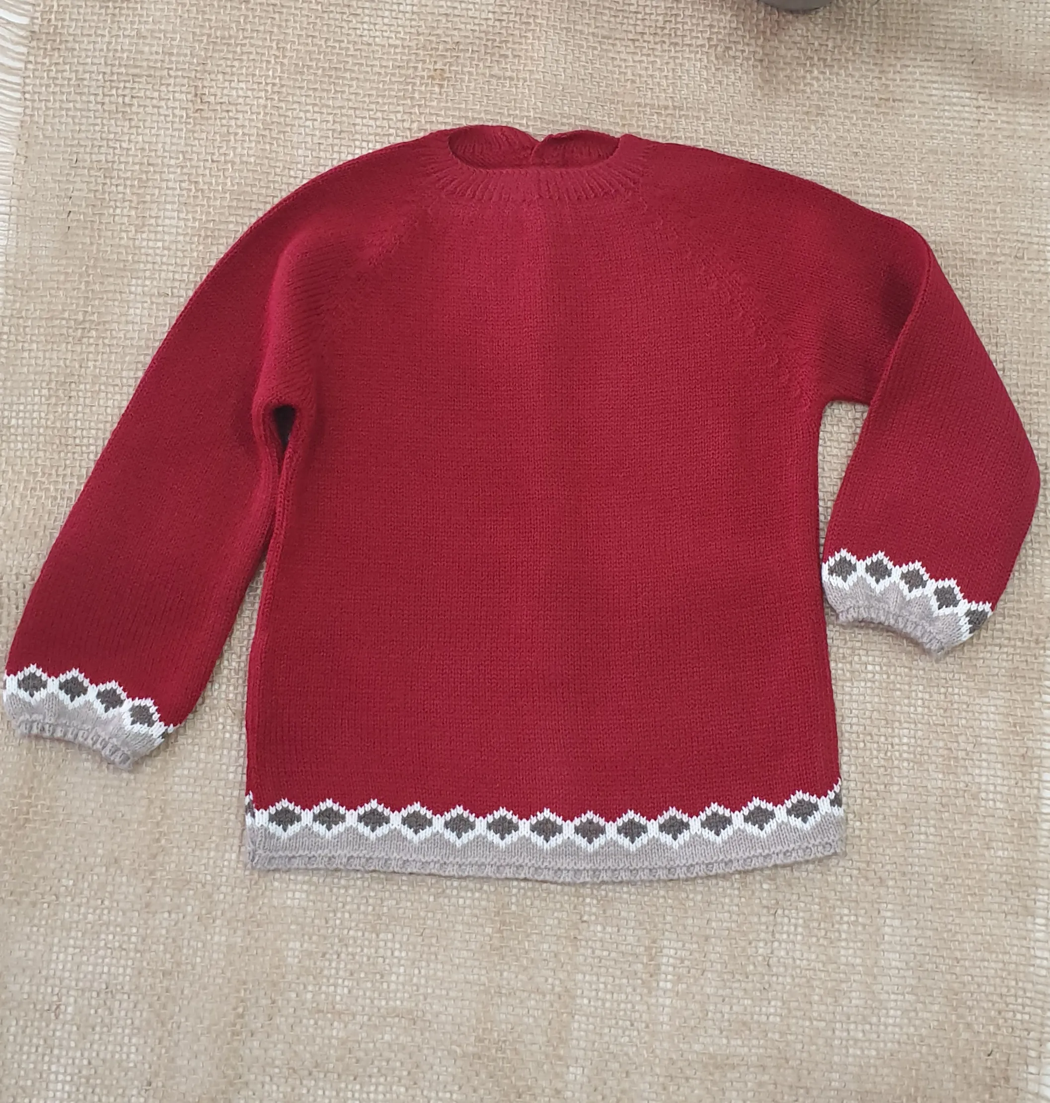 A Conjunto punto bebé 2 Piezas R091285 Grosella