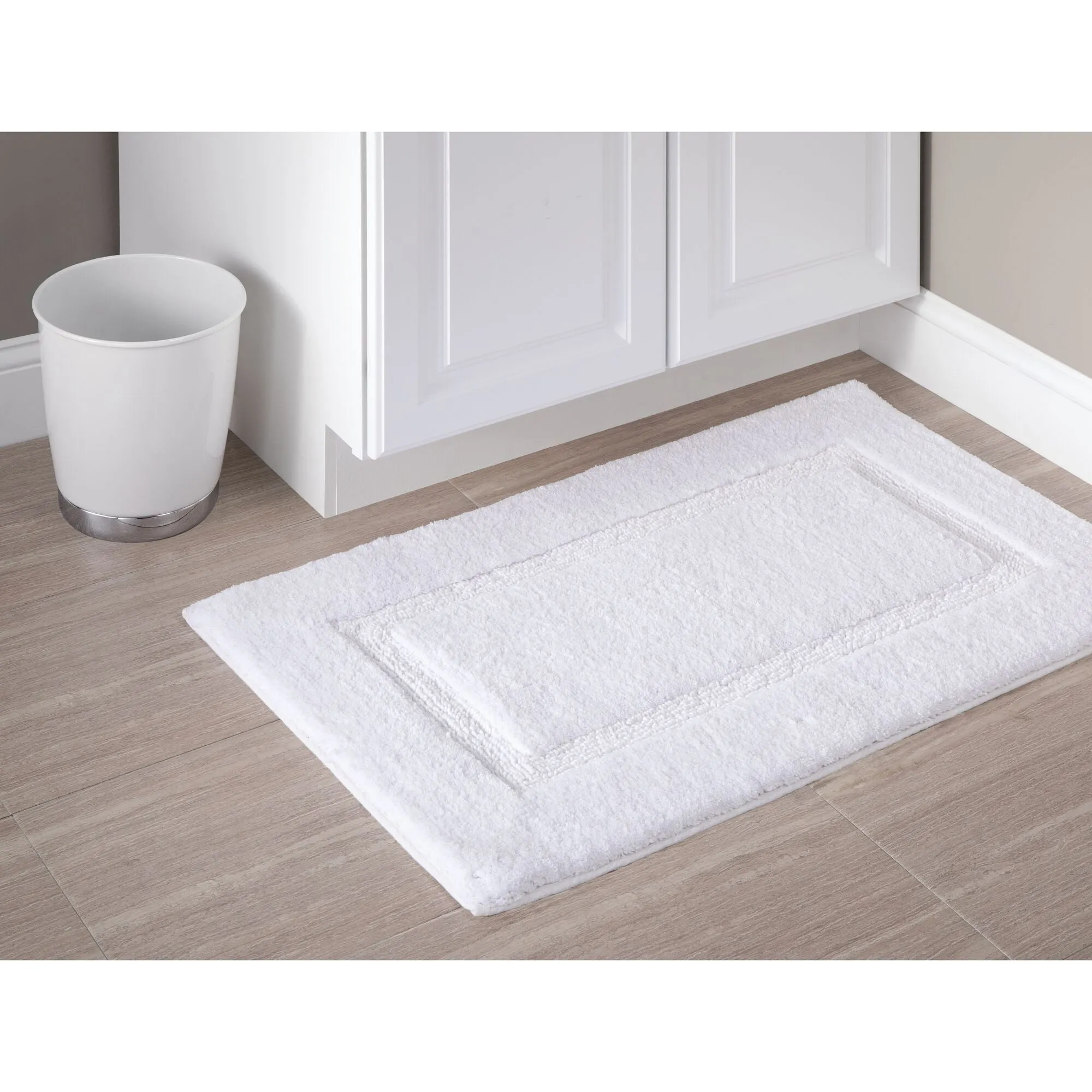 Alfombra decorativa blanca 34