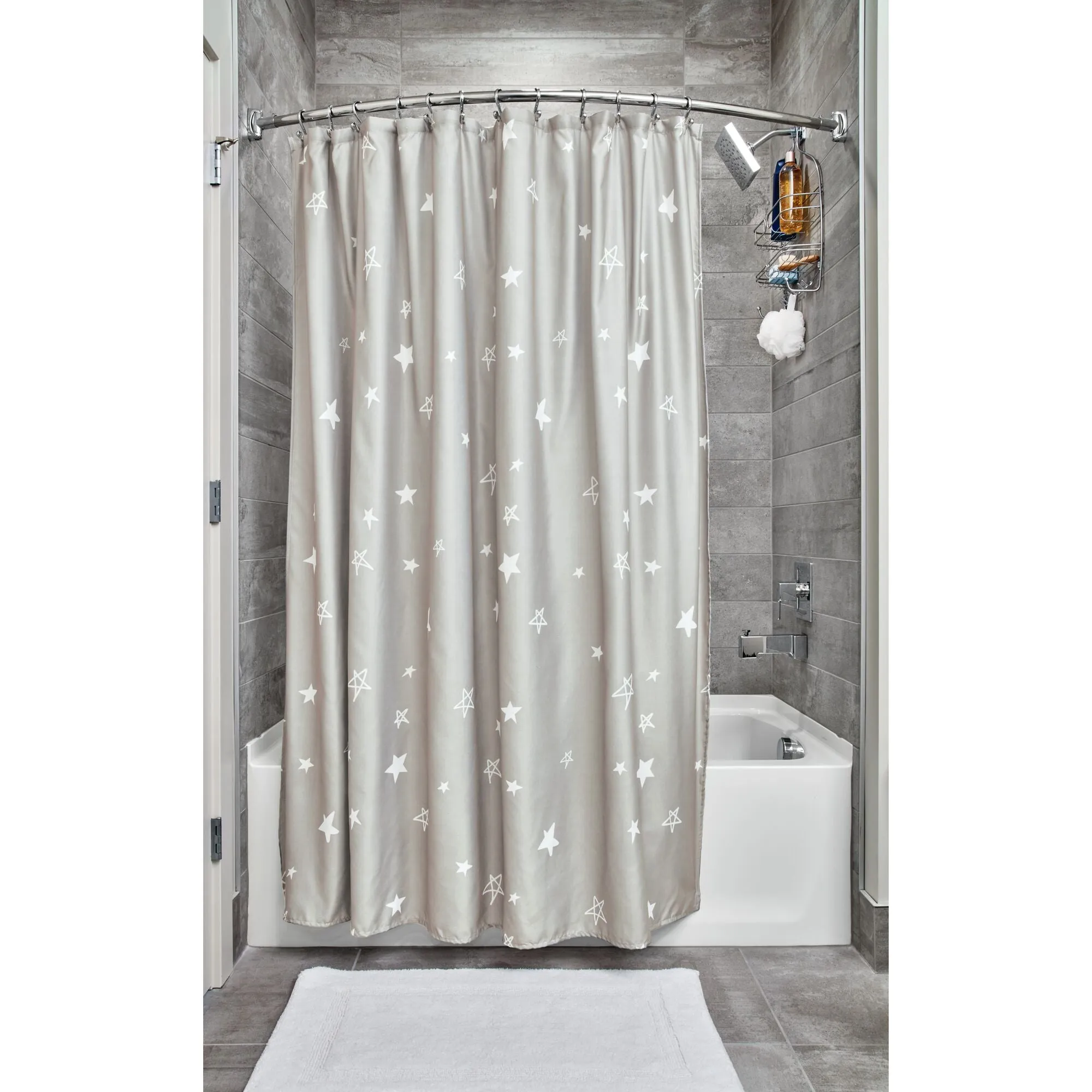 Alfombra decorativa blanca 34