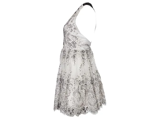 Alice + Olivia Alicia + Olivia, vestido de tul blanco 