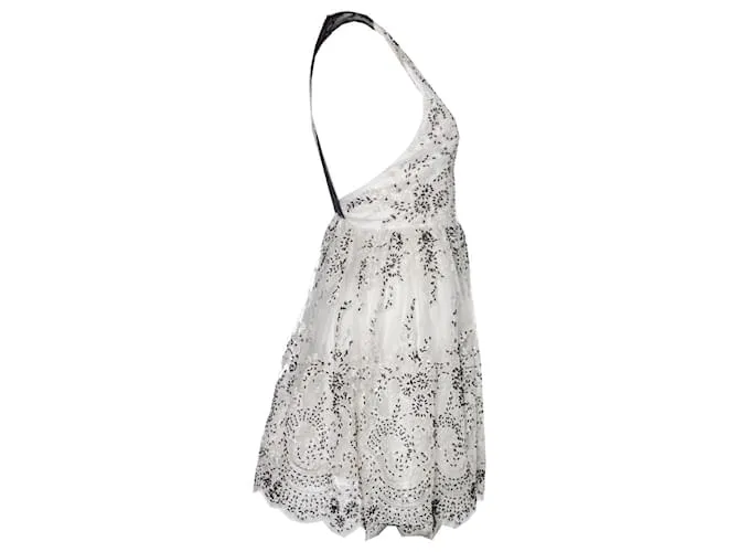 Alice + Olivia Alicia + Olivia, vestido de tul blanco 