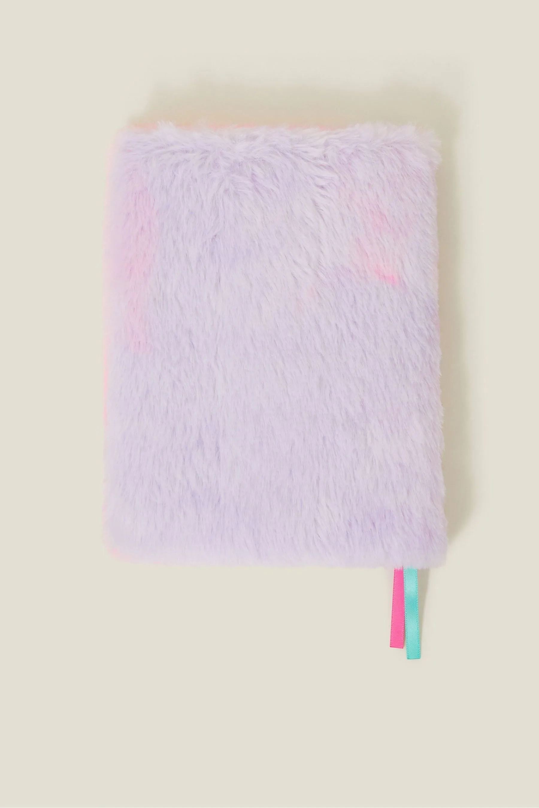 Angels By Accessorize Girls Fluffy Star A5 Black Notebook