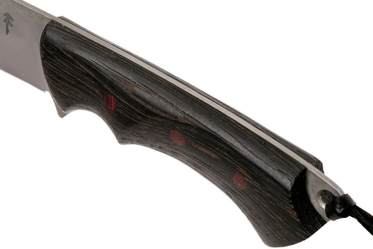 Autine Kurbads, Wengé, Elmax, Brown RH sheath, cuchillo de exterior
