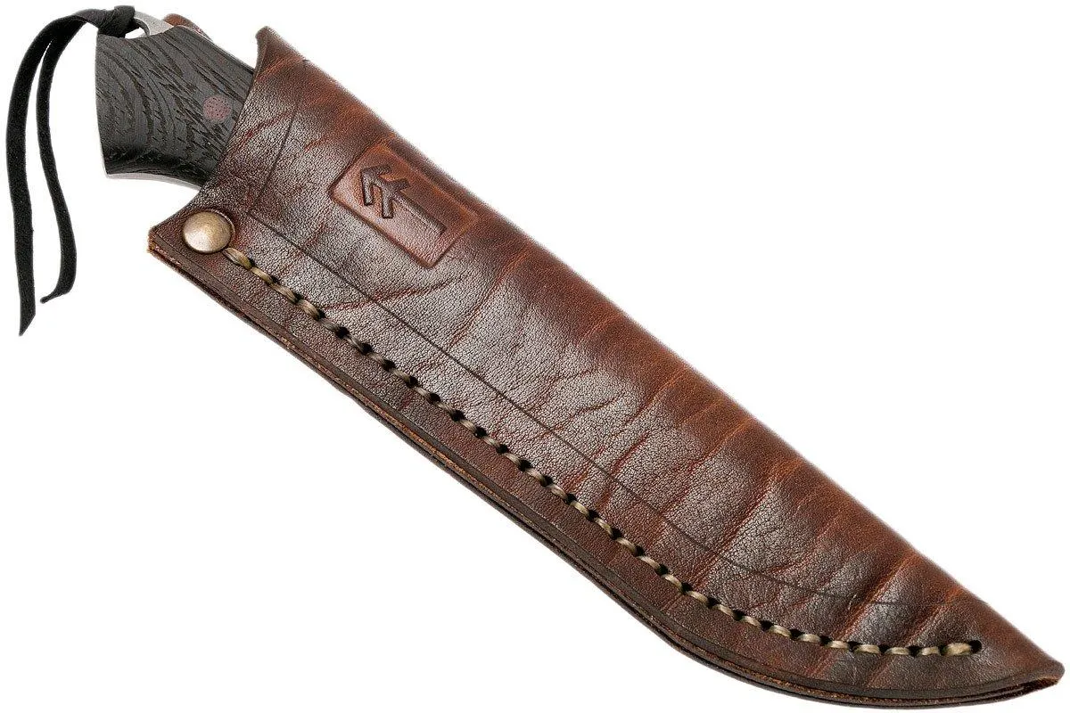 Autine Kurbads, Wengé, Elmax, Brown RH sheath, cuchillo de exterior