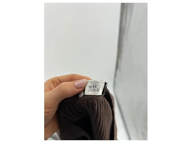 Autre Marque NO FIRMA / Camiseta sin firma.Viscosa Internacional M Castaño 