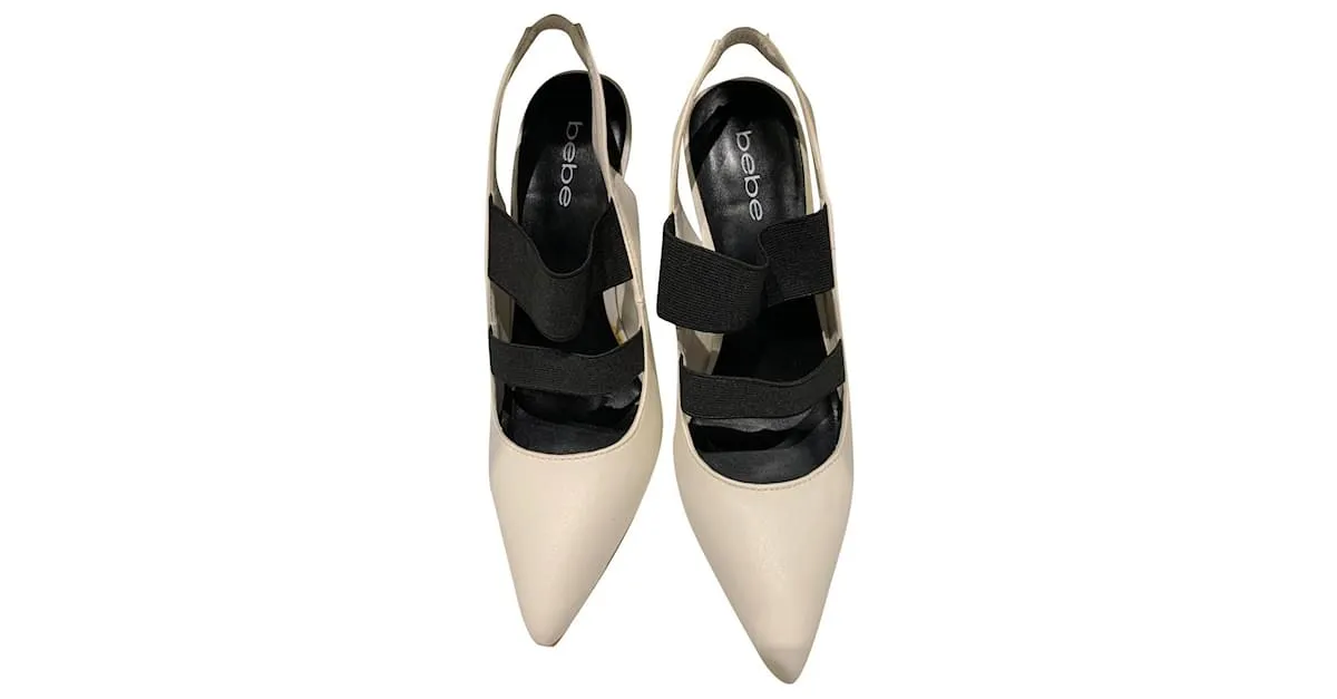 Autre Marque Tacones Blanco roto 
