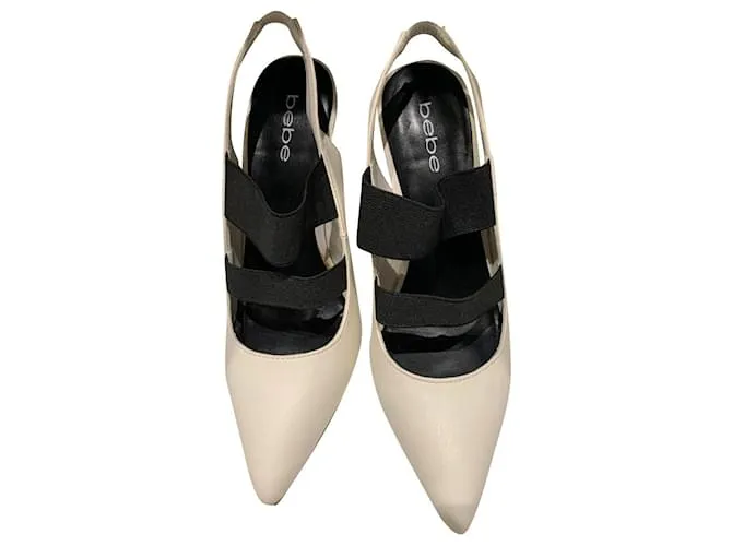Autre Marque Tacones Blanco roto 