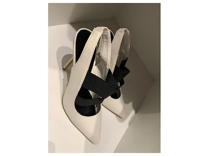 Autre Marque Tacones Blanco roto 