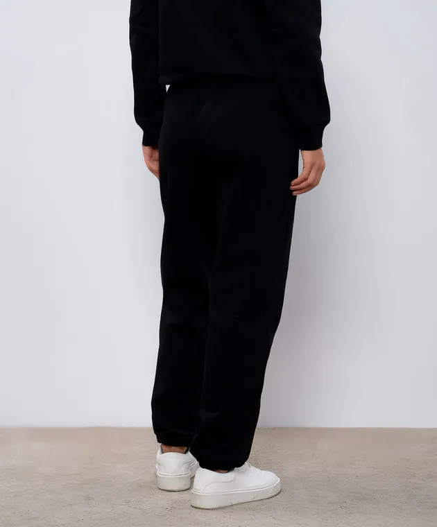 Ballantyne Black joggers with contrasting logo