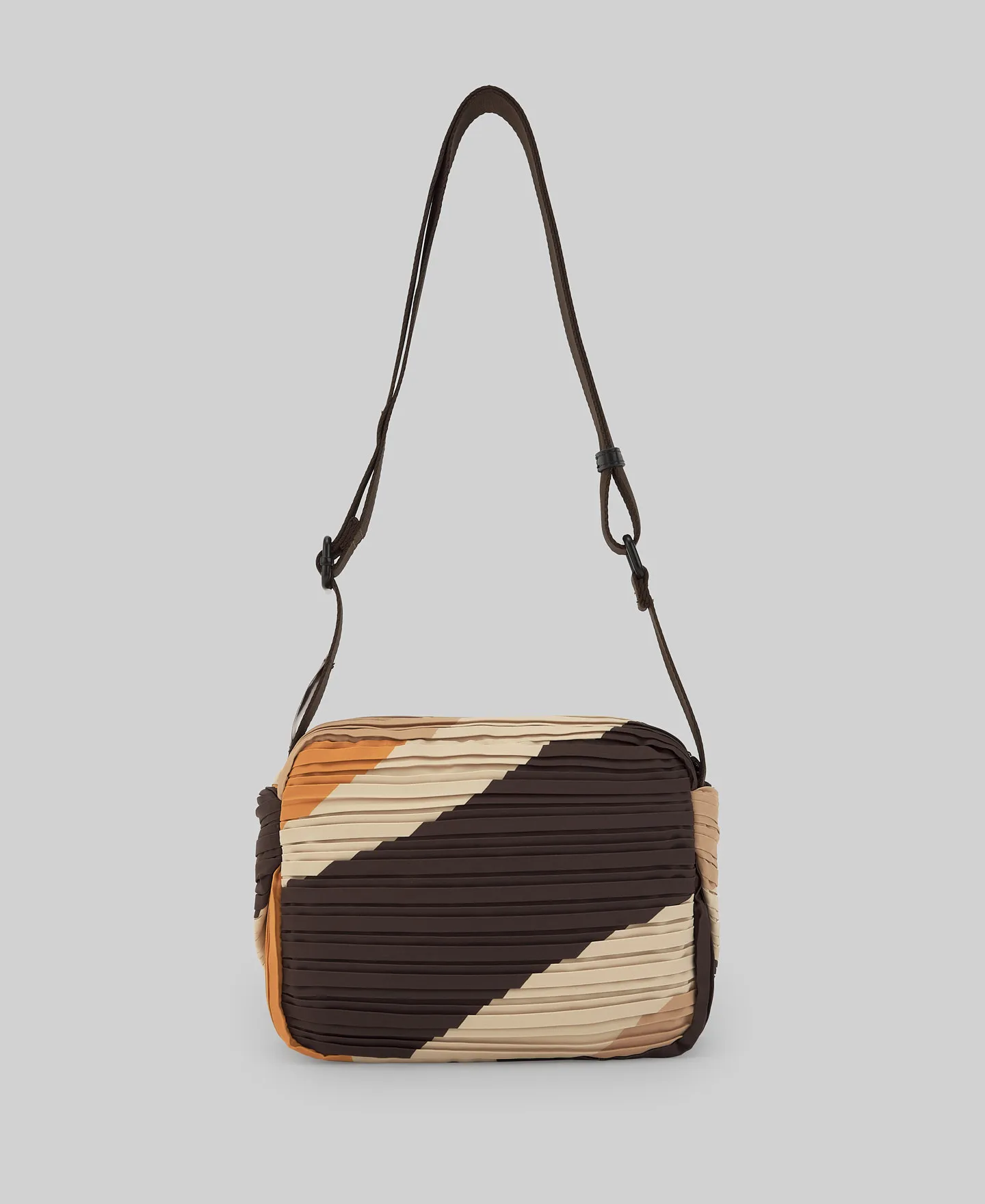 Bandolera mediana crinkle mujer