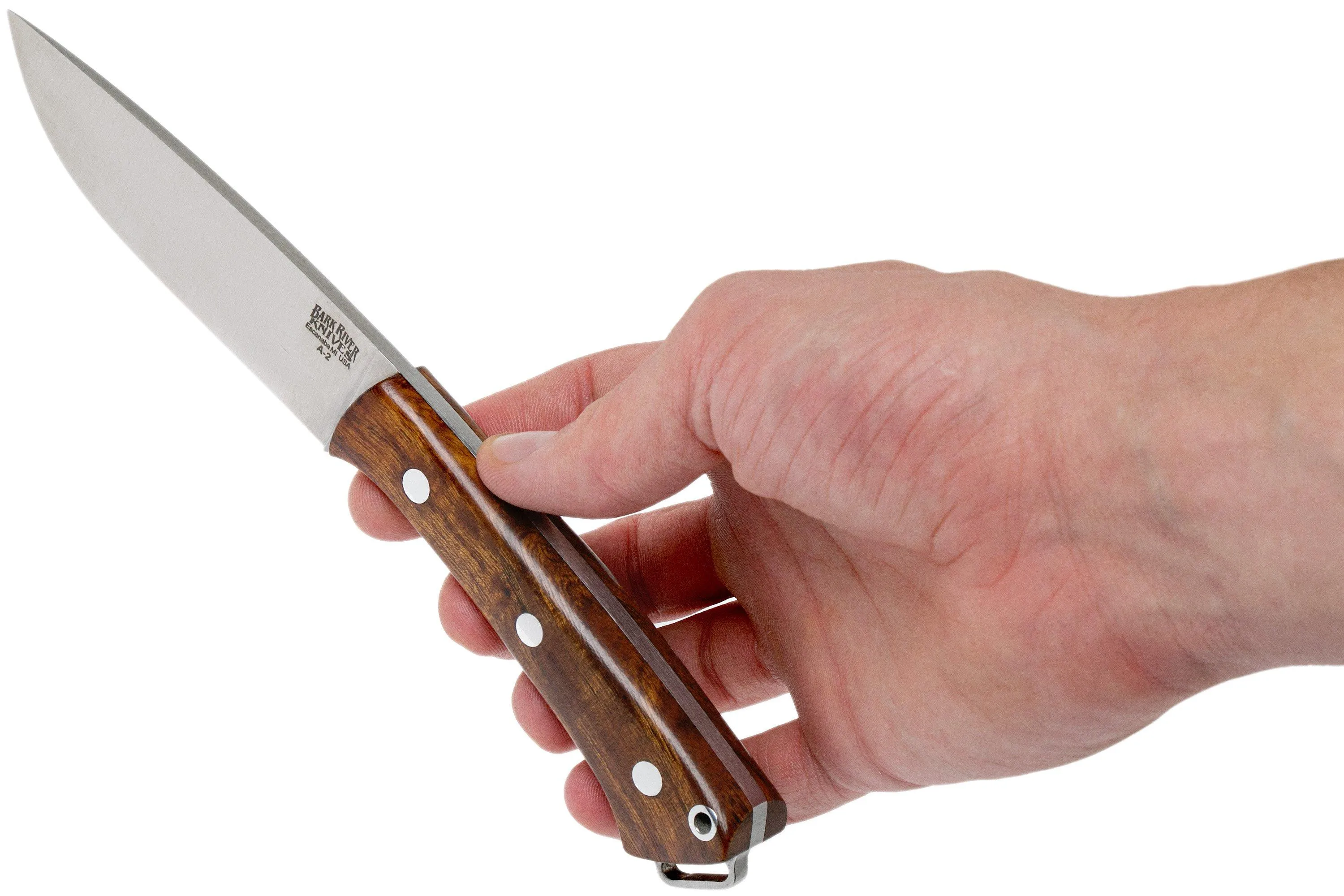 Bark River Fox River A2, Desert ironwood cuchillo de caza