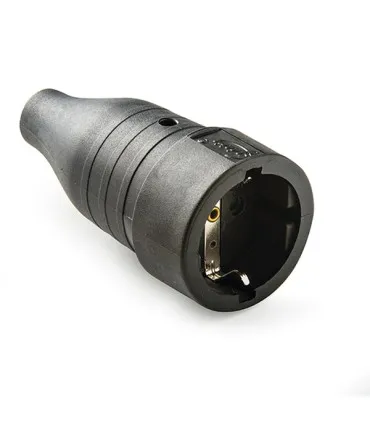 Base aerea tt 16a ip44 goma negro FAMATEL 16a 257