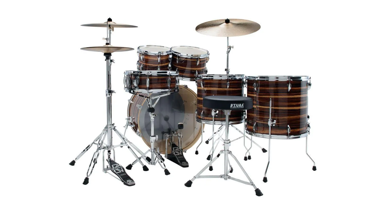 BATERIA TAMA IMPERIALSTAR IE62H6WCTW/BASES Y SILLA 6 PIEZAS 