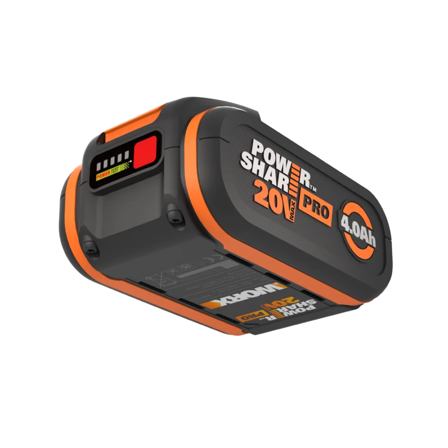 batería Pro de 20V y 4,0 Ah de alta capacidad con indicador