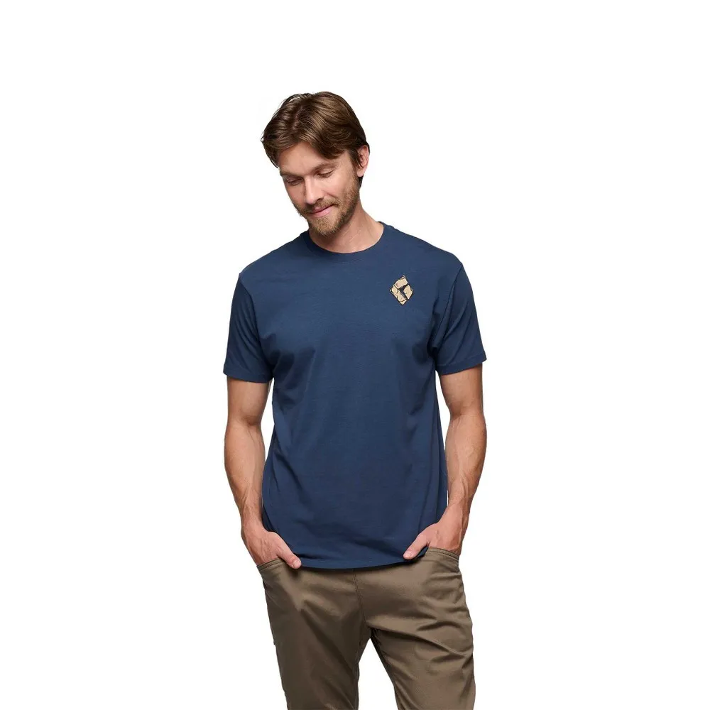 BD M MONO POCKET SS TEE Indigo