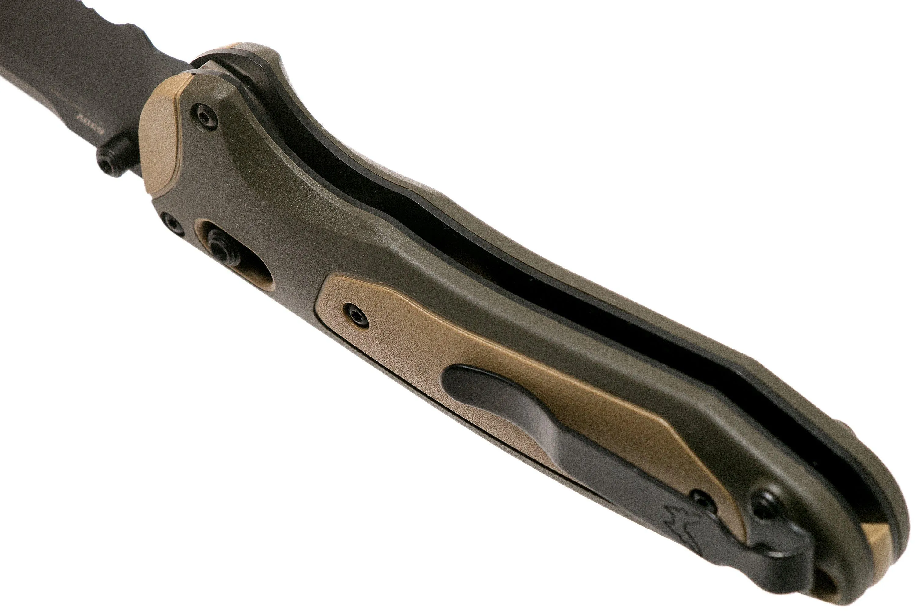 BENCHMADE BOOST FEDERAL GOVERNMENT EXCLUSIVE 590SBK1 TAN SERRATED NAVAJA