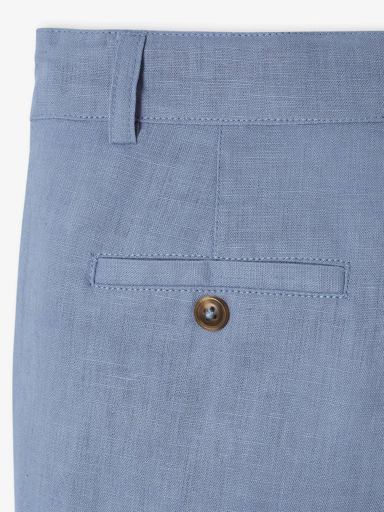 Bermudas de algodón y lino para niño
