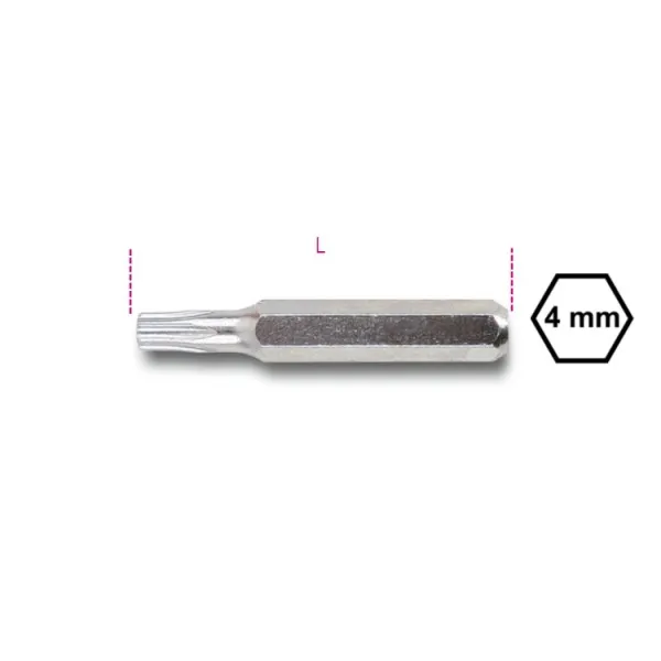 Bit de 4 mm Tamper Resistant Torx®