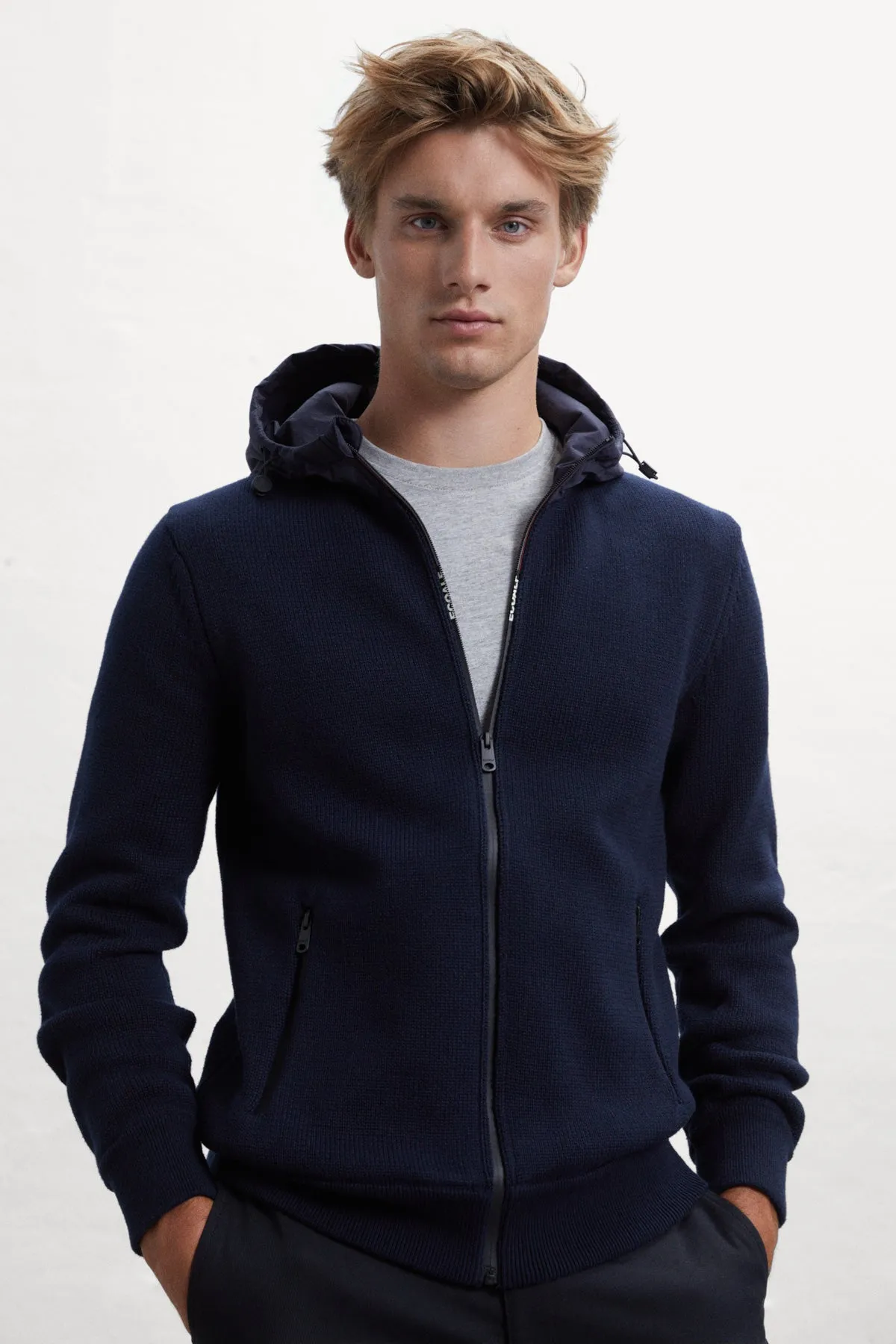 BLUE LESCA KNITTED JUMPER