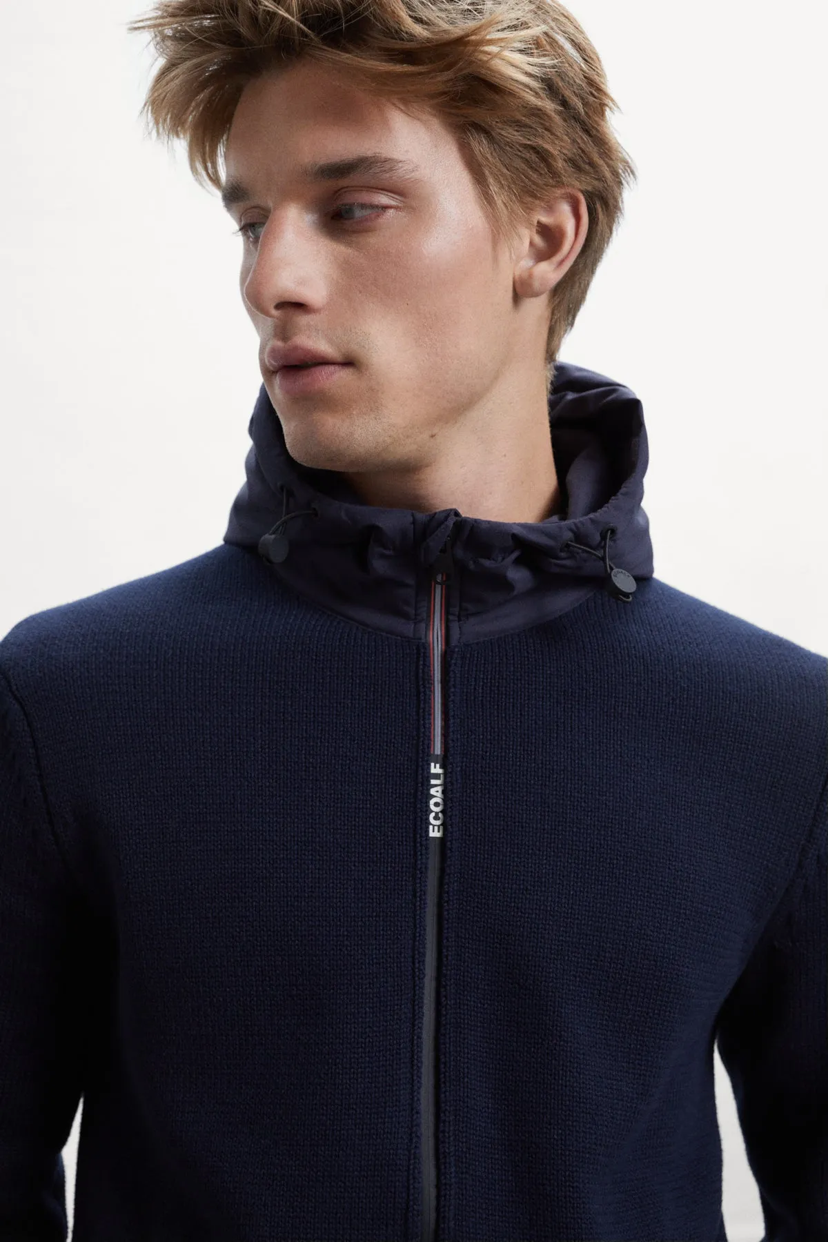 BLUE LESCA KNITTED JUMPER