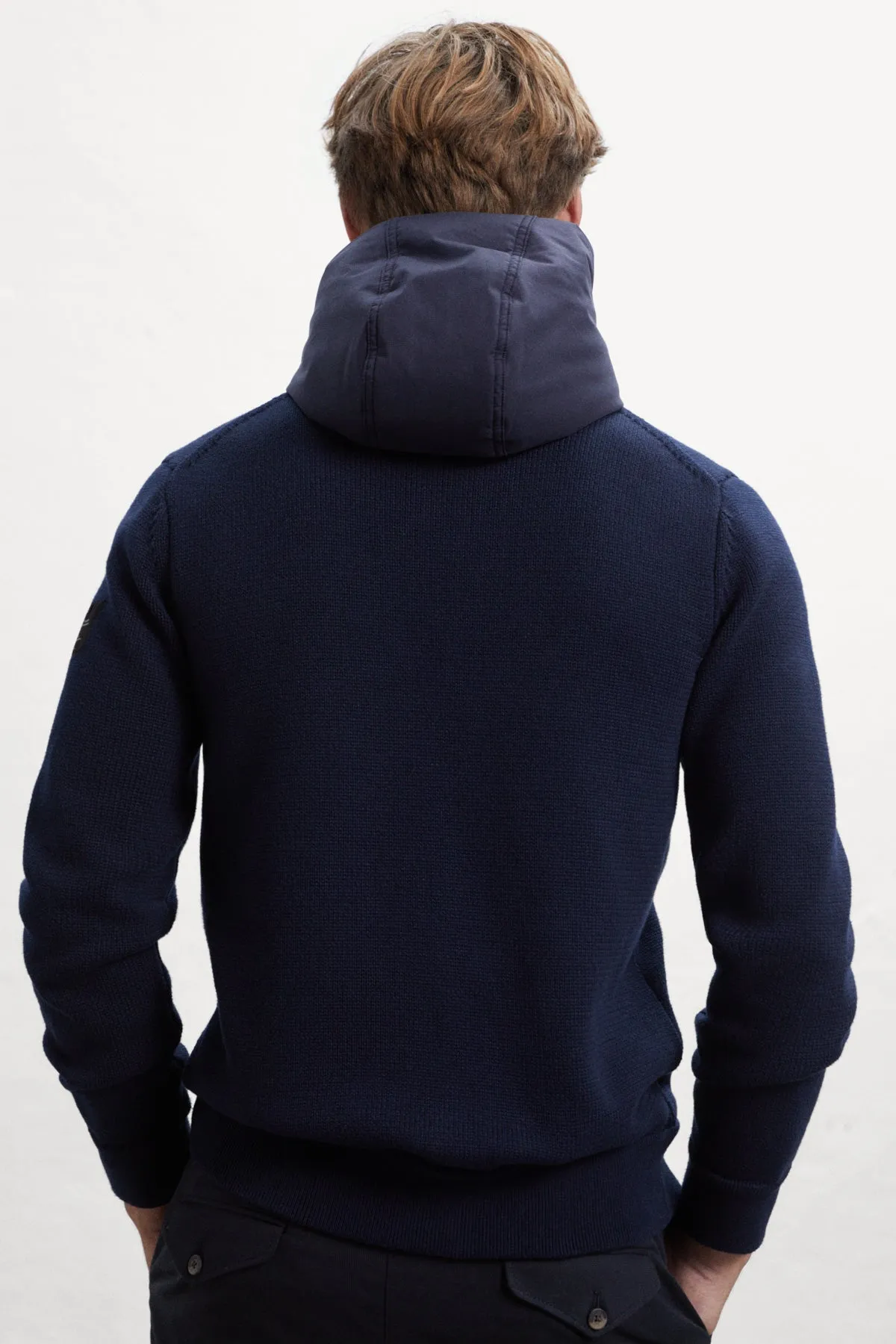 BLUE LESCA KNITTED JUMPER