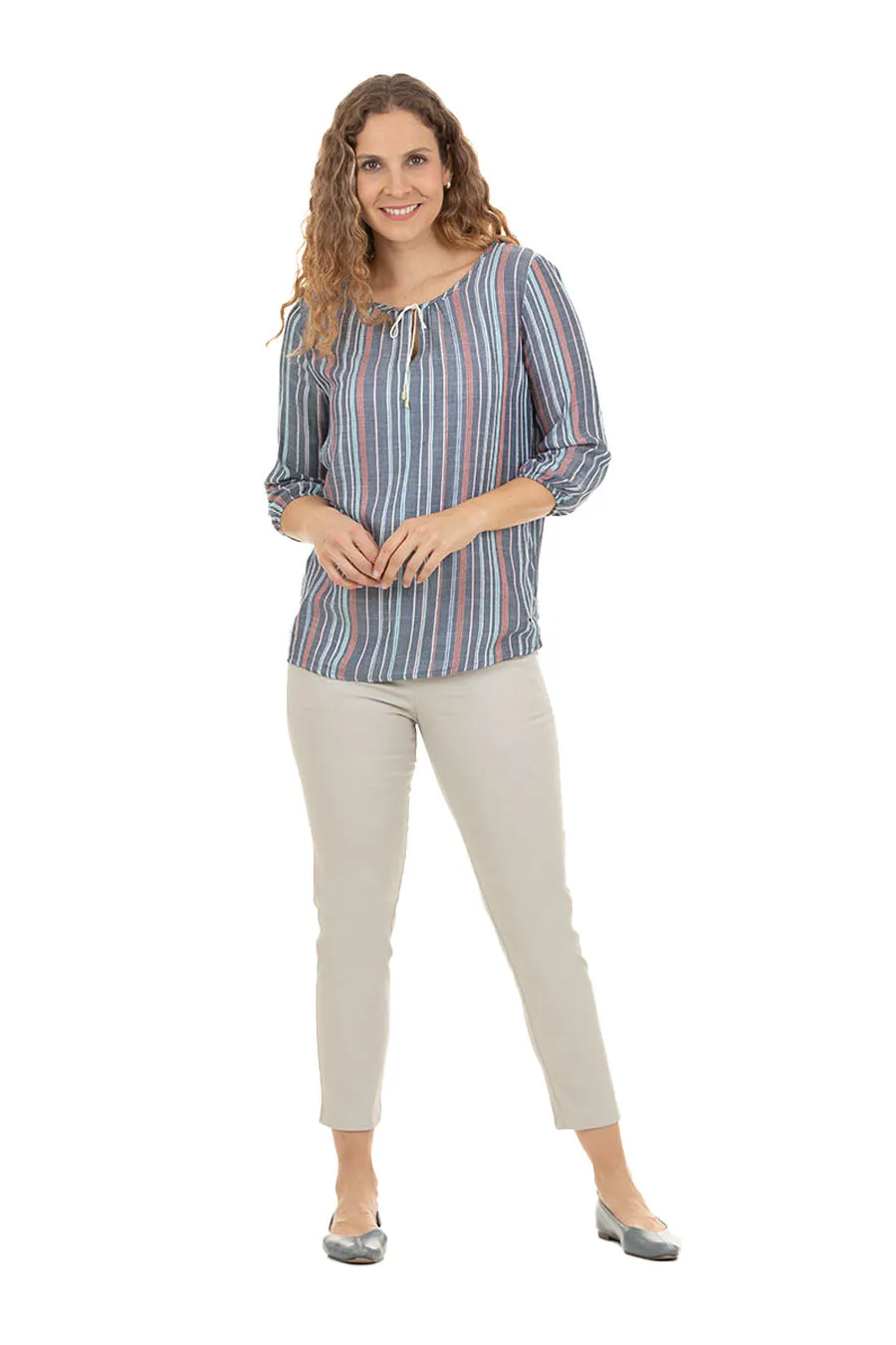 Blusa Dei Manga 3/4 Arremangable