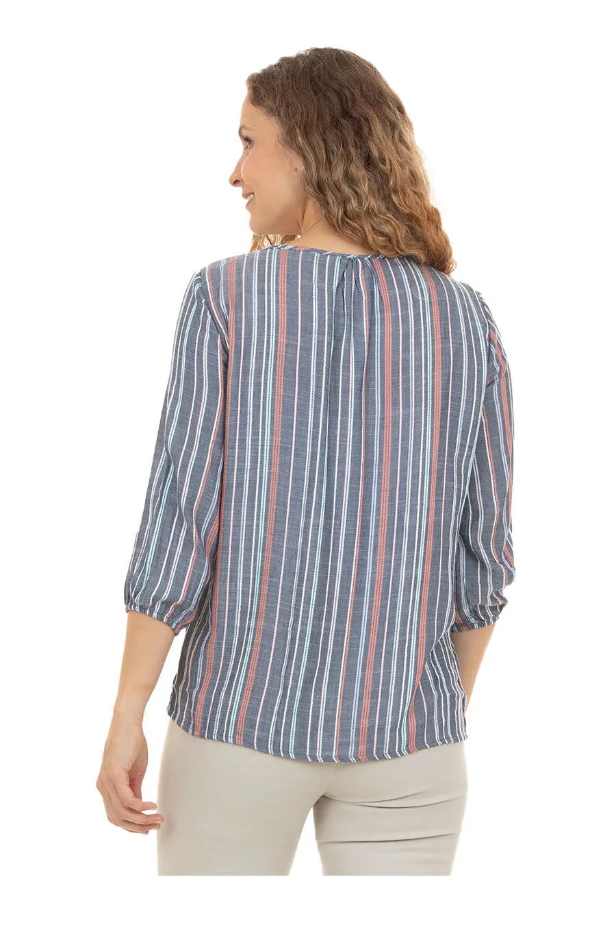 Blusa Dei Manga 3/4 Arremangable