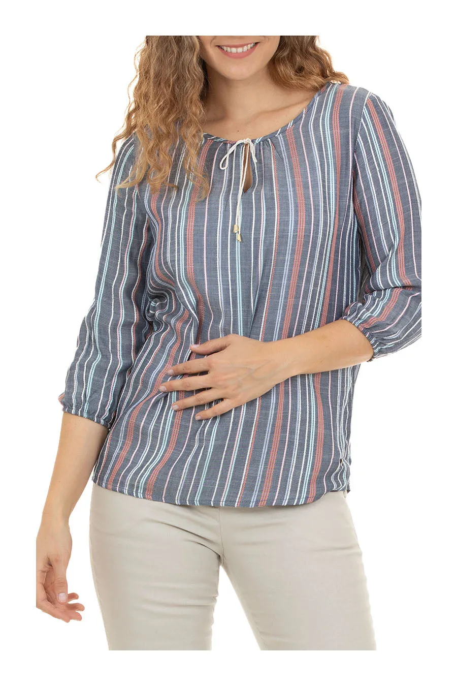 Blusa Dei Manga 3/4 Arremangable