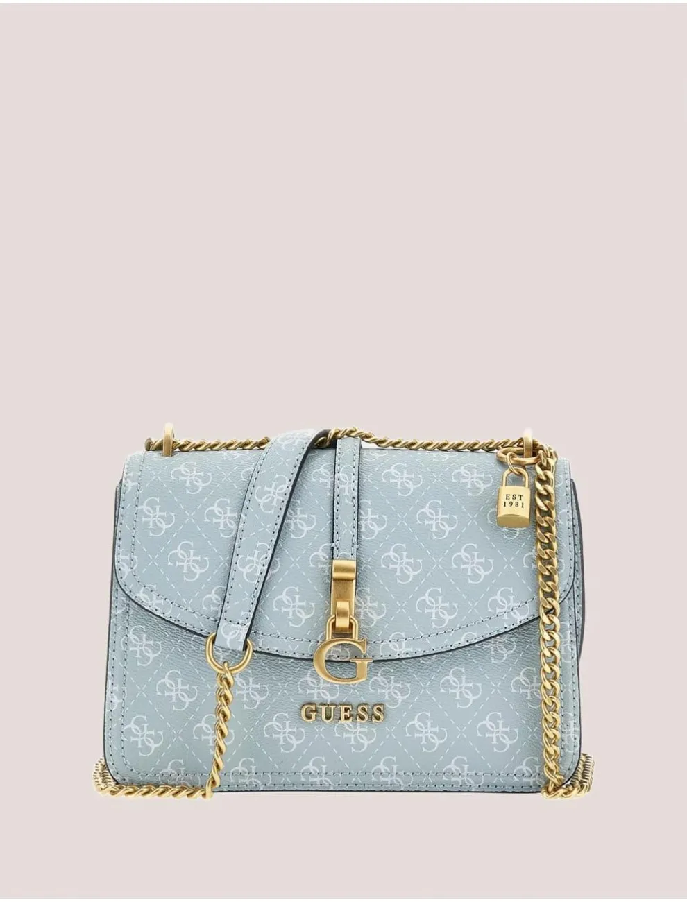 Bolso Mujer Guess Bolsos G James Logo Azul