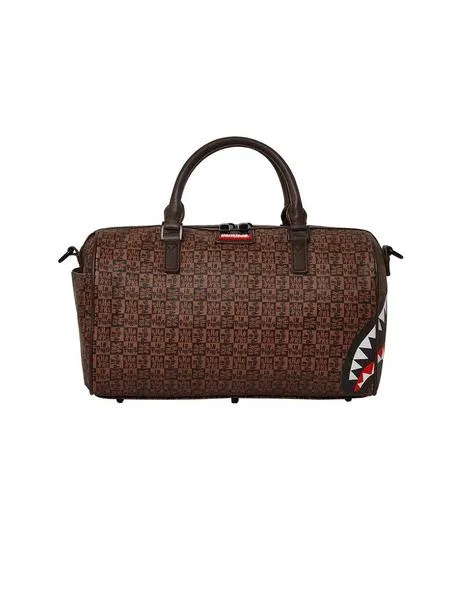 Bolso pequeño Sprayground Sharks in Paris marrón