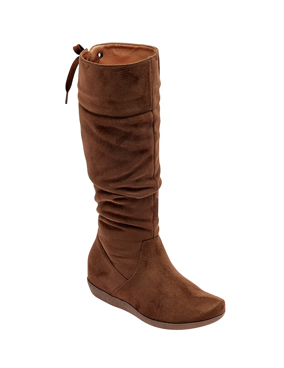 Botas altas Exterior Textil Color Camel Para Mujer De RBBASICS