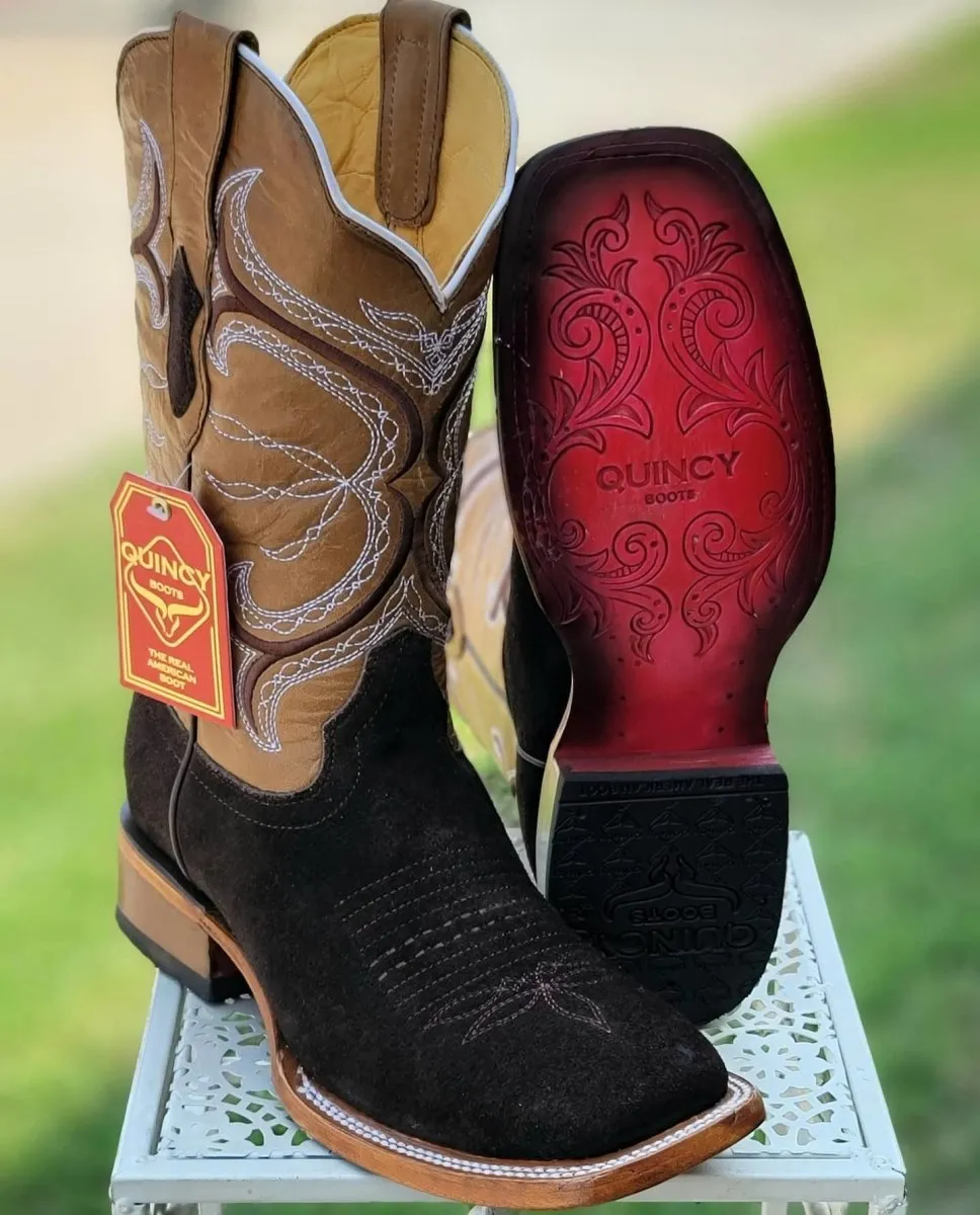 Botas de Gamuza Original Horma Rodeo Cuadrada Q8226394