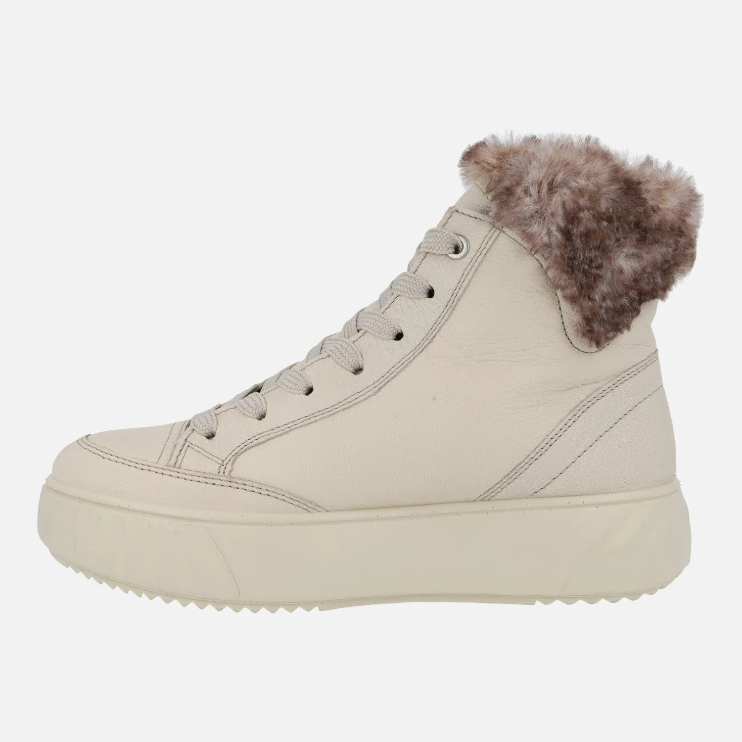 BOTINES GORETEX DE CORDONES CON CREMALLERA Y PLATAFORMA