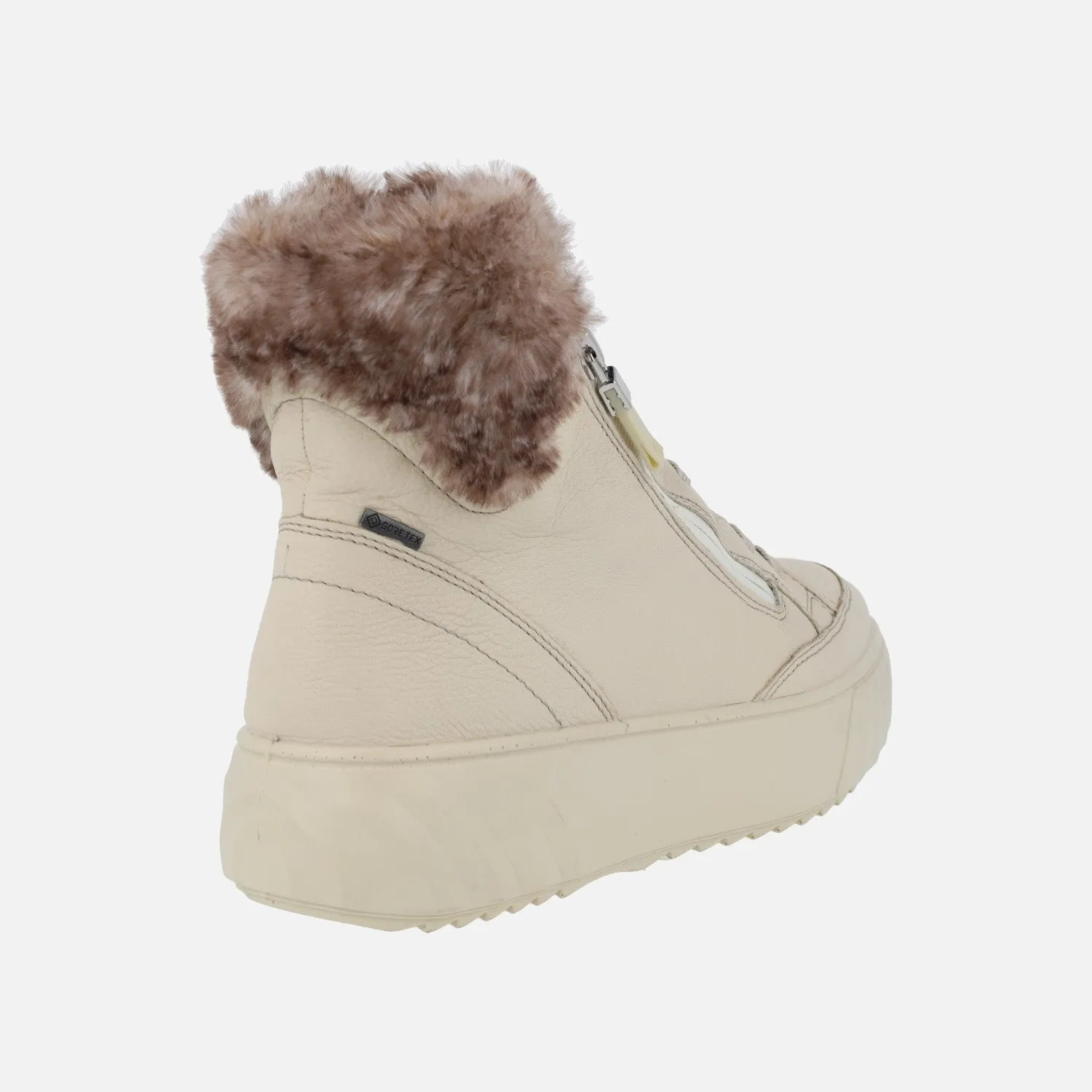 BOTINES GORETEX DE CORDONES CON CREMALLERA Y PLATAFORMA