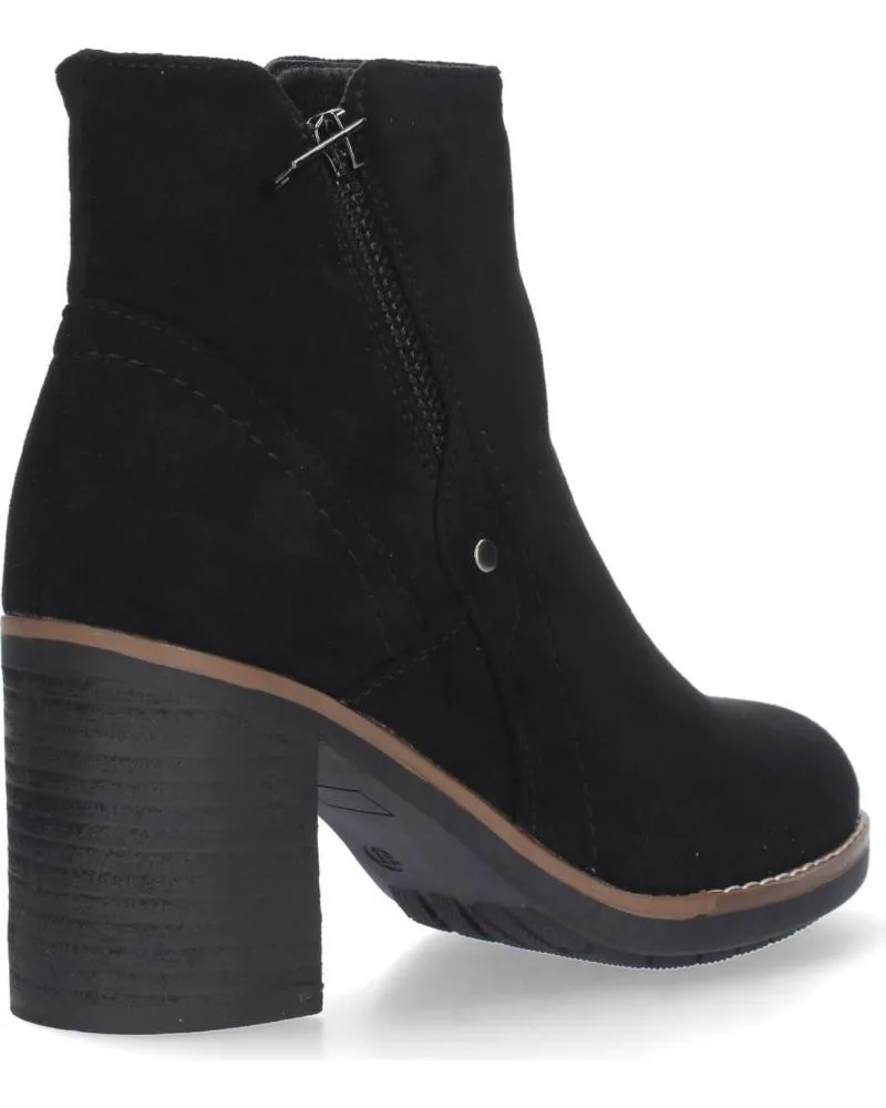 BOTINES PUNTOSALAO  DE MUJER BOTINES COLOR NEGRO DE TACON MEDIO CREMALLERA MUJER VR3507  VARIOS COLORES