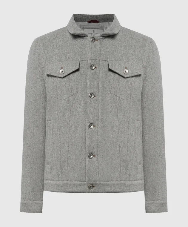 Brunello Cucinelli Gray cashmere jacket