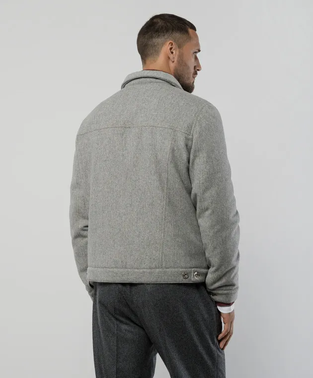 Brunello Cucinelli Gray cashmere jacket