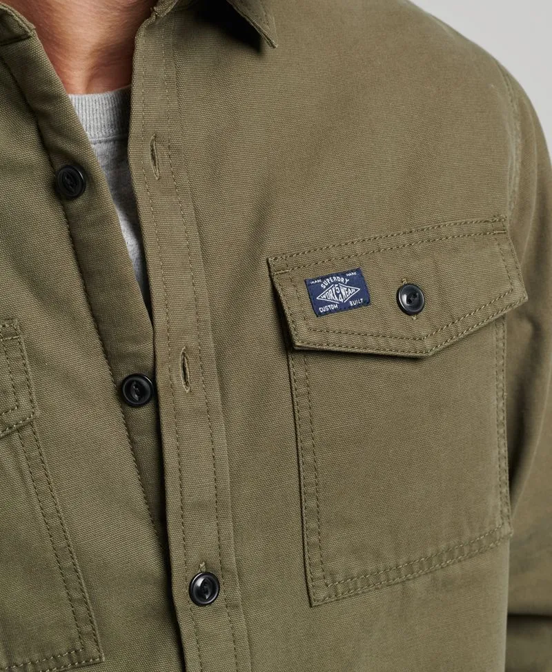 Camisa Manga Larga Para Hombre Vintage Borg Lined Miller Superdry 52313