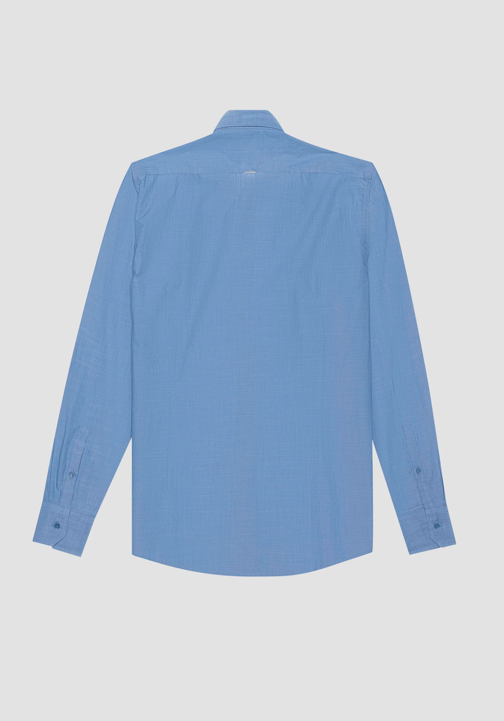 CAMISA SLIM FIT NAPOLI DE ALGODÓN CON ESTAMPADO INTEGRAL