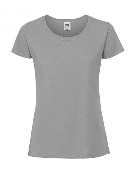 Camiseta Fruit of the Loom Iconic 195 Ringspun Premium manga corta mujer