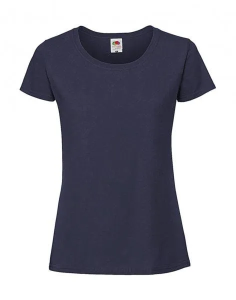 Camiseta Fruit of the Loom Iconic 195 Ringspun Premium manga corta mujer