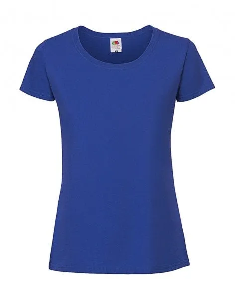 Camiseta Fruit of the Loom Iconic 195 Ringspun Premium manga corta mujer