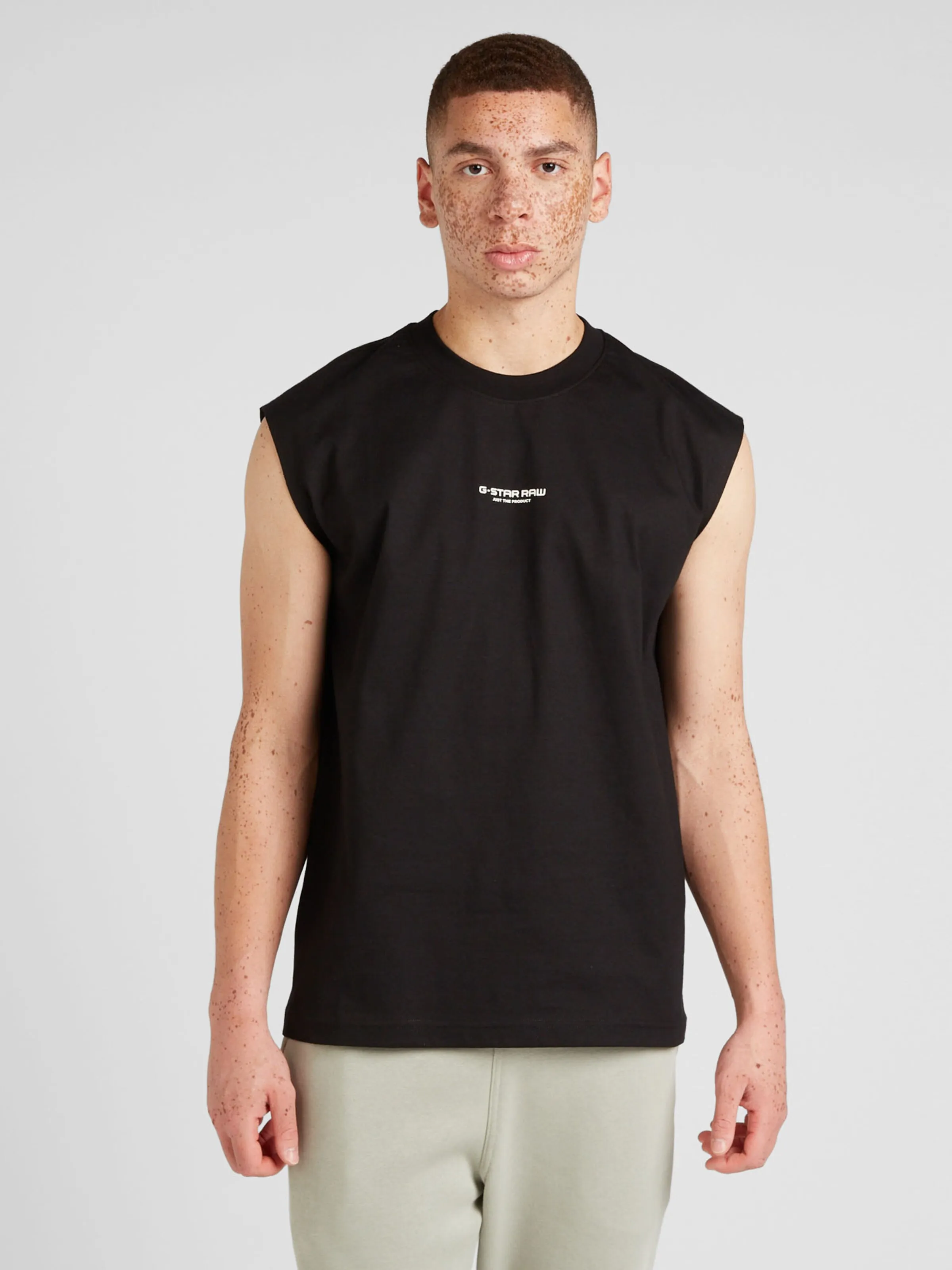 CAMISETA GSTAR RAW EN NEGRO
