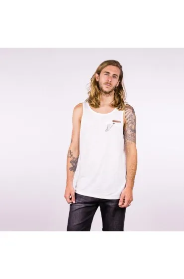 CAMISETA HYDROPONIC HOMBRE DIVERTIDA TIRANTES FIN TT WHITE REF. 1903202 BLANCA